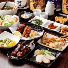 自慢の料理全10品を堪能できる【鳥せいコース】