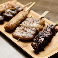 お酒との相性ぴったりな串のメニューも豊富にご用意！！