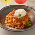 料理メニュー写真&nbsp;ブッラータチーズとトマトのパスタ