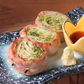 料理メニュー写真&nbsp;豚レタス巻き