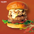 料理メニュー写真&nbsp;ラム＆チーズバーガー（エスニックスパイス）