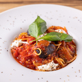 料理メニュー写真 なすとモッツァレラのトマトパスタ
