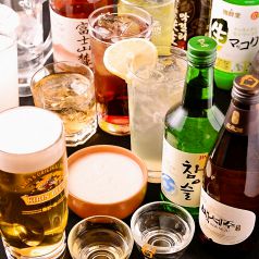 充実の飲み放題は1500円♪