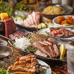 肉寿司×牛タンステーキ 3時間食べ放題＆飲み放題 個室居酒屋 WATORO 川崎駅前店のコース写真