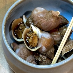 まつぶ貝うま煮/炙り明太子