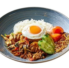 本格!ガパオライス ~鶏肉のバジル炒めご飯~