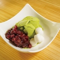 料理メニュー写真&nbsp;抹茶白玉アイス/スイートポテトのバニラアイス