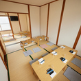 【座敷】８名様掛け◆各種宴会に。