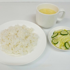 おかわり自由、ご飯セット（洋セット）