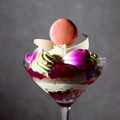 料理メニュー写真&nbsp;旋律－ピスタチオとチェリーのパフェ