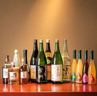 各種地酒も豊富にご用意