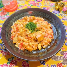 ラフテー紅生姜チャーハン