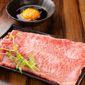 料理メニュー写真&nbsp;黒毛和牛焼きしゃぶロース