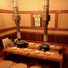 最大8名様までご利用いただける「掘りごたつ個室」をご用意しております♪ゆったりと寛ぎながら、当店自慢の特選肉をお楽しみください！お子様連れのご家族やご友人同士の飲み会はもちろん、会社接待やおもてなしのお席にもぴったりです◎