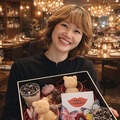 料理メニュー写真&nbsp;マカロン・ミニクレームブリュレ・ミニカヌレ・パンナコッタ・くまシュークリーム可愛いお祝いデザートBOX