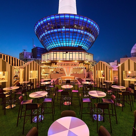 京都タワービル10階屋上★唯一無二のロケーションでROOFTOP BAR&BBQ♪