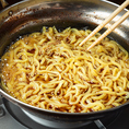 「名物とりすき」の〆には「ちゃんぽん麺」がおすすめ！甘辛い割り下と相性抜群です◎