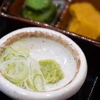 鰻をあなた流にアレンジ！付け合わせ充実