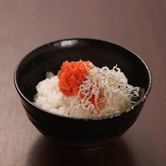 じゃこと明太子のご飯