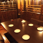 半個室空間はプライベート飲み会に人気◎