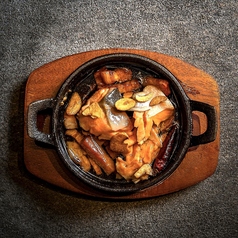 銀ジャケのアヒージョ