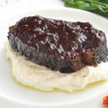 料理メニュー写真 一関産門崎丑のステーキ［150g］