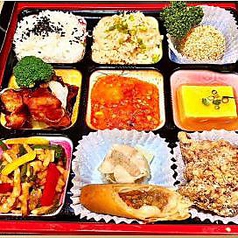 中華弁当(杏仁豆腐付き)