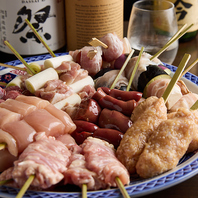 【新鮮若鶏のこだわり鶏串】鶏串は1本165円（税込）～♪