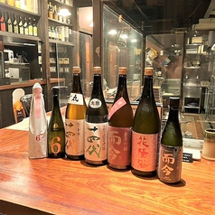 日本酒、焼酎が豊富です