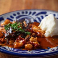 『タコのメキシコ唐辛子炒め』