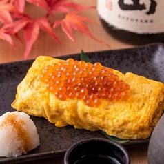 いくらのせ出汁巻き玉子