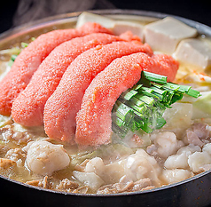 博多名物!!和牛明太子もつ鍋
