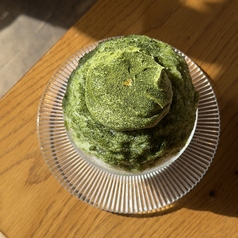 濃厚宇治抹茶のかき氷
