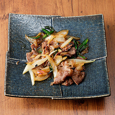 牛肉スタミナ炒め