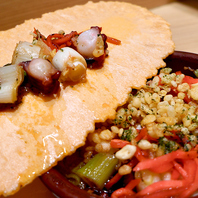 大阪限定！たこせんアヒージョは癖になる味わい♪