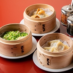餃籠包 三種盛り