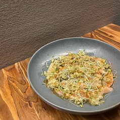 鮮魚のカルパッチョ ~自家製バジルソース~