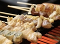 料理メニュー写真&nbsp;【鶏】もも肉/かもつくね/手羽先
