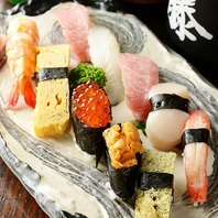職人技光る！旬鮮旬魚の握り寿司