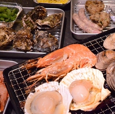 牡蠣ひよっこ商店の牡蠣小屋のコース写真