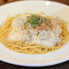 しらすととろろの和出汁パスタ