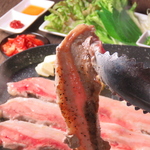 人気のサムギョプサルのコースは飲み放題が120分ついて4500円～！ボリューム満点です！