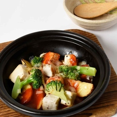 カジキマグロのトマトソース焼き