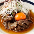 料理メニュー写真&nbsp;常陸牛すじ すき焼き風 ～奥久慈卵黄添え～