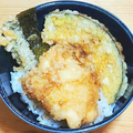 料理メニュー写真 ミニ天丼(とり天・かぼちゃ天)