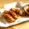 料理メニュー写真 鶏皮ギョーザ