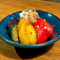 季節野菜の揚げ浸し