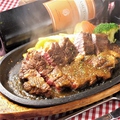 料理メニュー写真 ＜鉄板＞熟成肉 牛ロースステーキ（１６０ｇ）