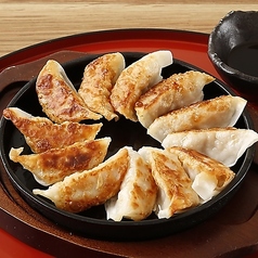 鉄板黒豚餃子（12個）/山芋とろろ焼き