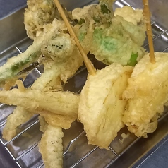 季節野菜の天ぷら